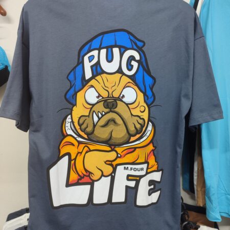 FREEBEAR - PUG LIFE OVERSIZE T-SHIRT