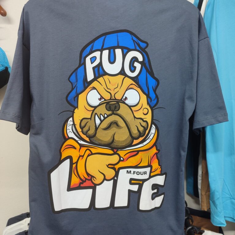 FREEBEAR - PUG LIFE OVERSIZE T-SHIRT