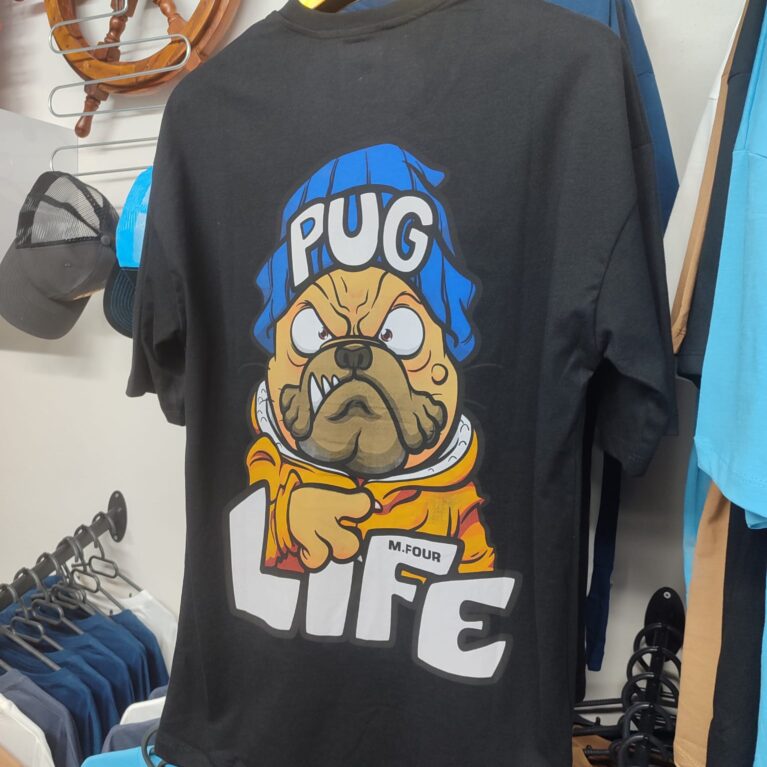 FREEBEAR - PUG LIFE OVERSIZE T-SHIRT