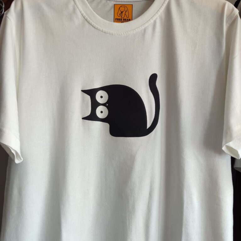FREEBEAR - FREE BEAR CAT PUFF REGULER T-SHIRT